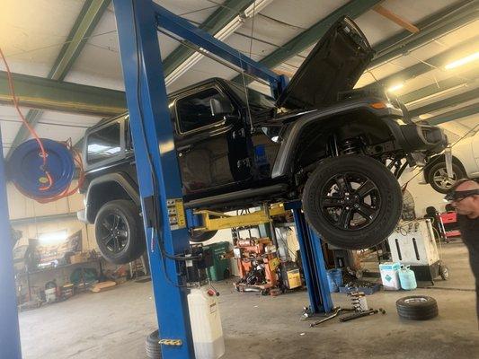 Jeep Wrangler getting a 2.5" suspension Lift