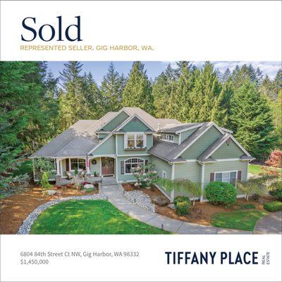 Gig Harbor home sold by Gig Harbor realtor Tiffany Place.