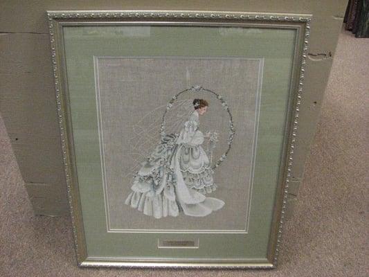 A beautiful needle point that we framed!