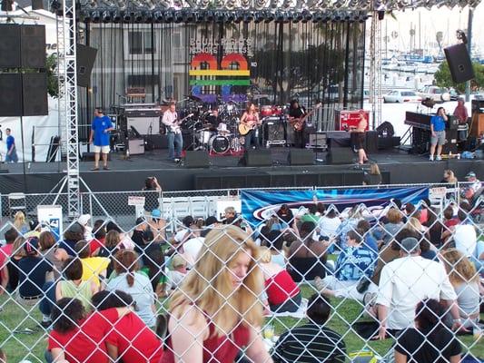 LB Pride stage