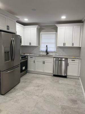 Updated kitchen at investor rental property.