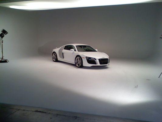 Audi R8 in the studio