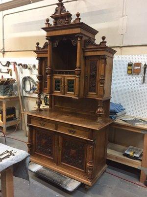 Heirloom sideboard "after"