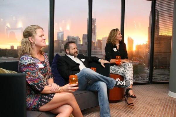 Our offices overlook the beautiful (and big) Atlanta skyline.