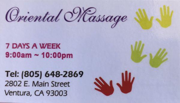 Oriental Massage