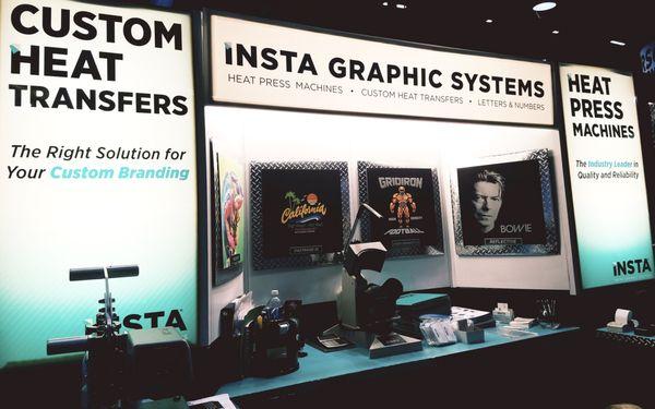 Insta's booth at ISS Long Beach.