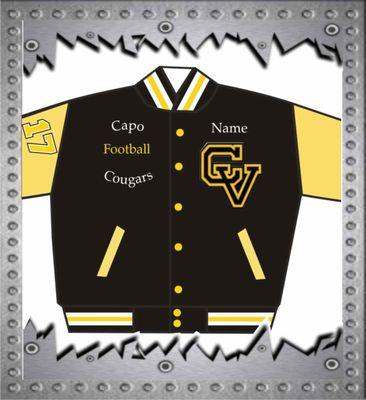 Capistrano Valley High School Letter Jackets customer for each student.