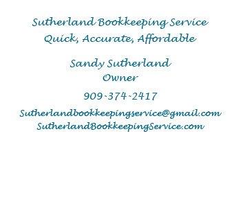 Sutherland Bookkeeping Service