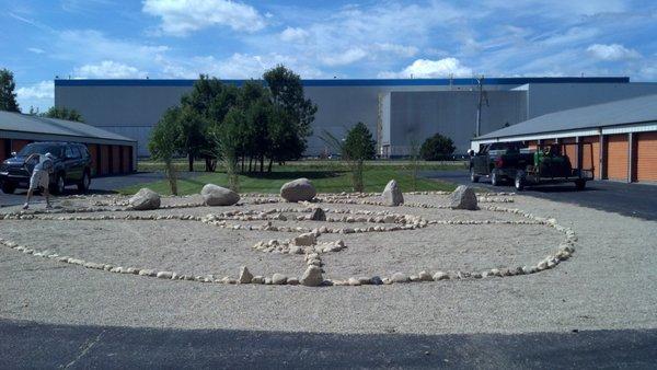 Rock Garden at A Place for Space Chrysler Dr.