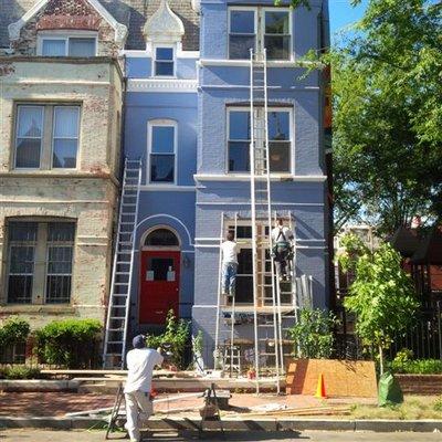 Three story Victorian in the Shaw neighborhood of Washington, DC