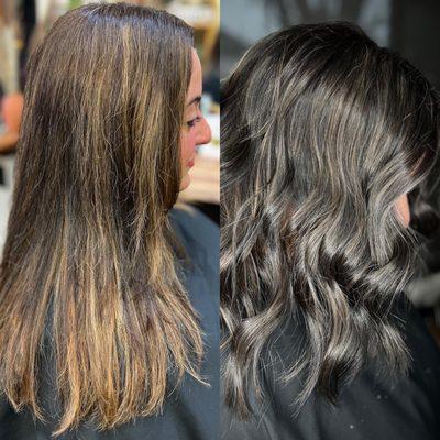 Hair color transformation