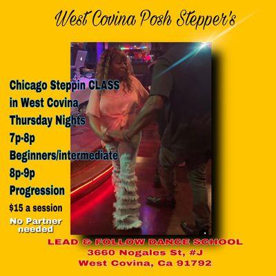 Chicago Steppin Class with West Covina Posh Steppers.