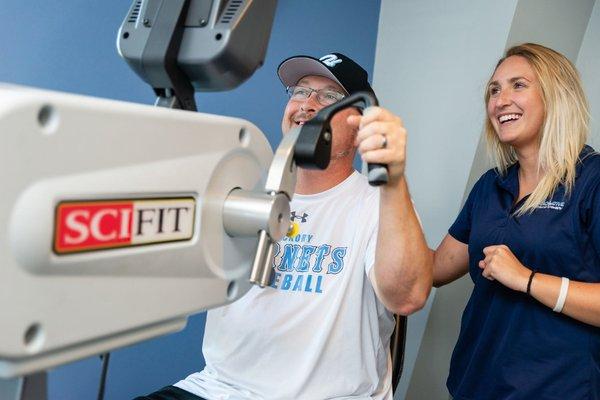 Cecily Mullin with our patient