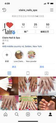 Welcome join us Instagram: Claire nail & spa^_^^_^～～～