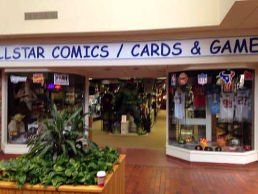 Allstar Comics & Cards located by the Macy's in the San Jacinto Mall.