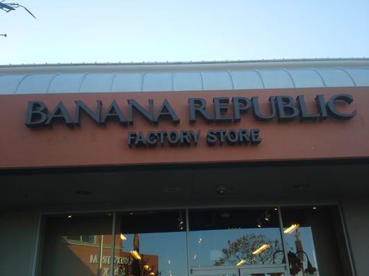 Banana Republic Factory Store Front, Marina Square Shopping Center, San Leandro, CA.