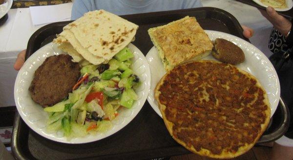 selection of affordable Armenian food.