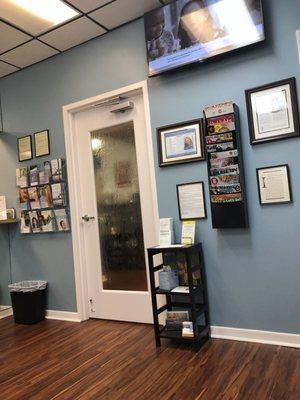 Door to patient rooms