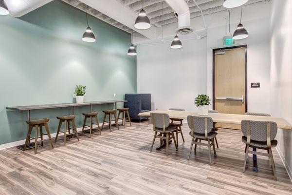 Office space for professionals to collaborate, work on resources, and network with others