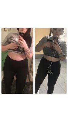 Client 3 week transformation!