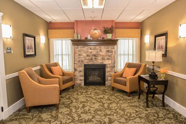 Dominion Senior Living of Johnson City | fireplace