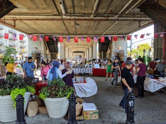 Turkish Street Fair at 46th Street Subway Station