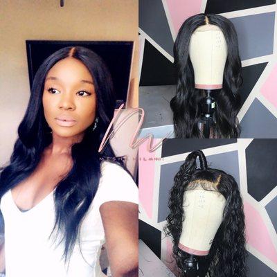 Lace Closure Machine Stitched Wig