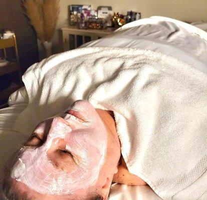 Specialty Mask Facial, targeting fine lines and wrinkles.