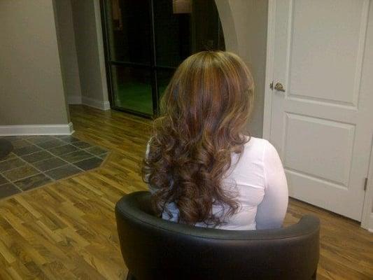 Gold-n-Cinnamon Custom Color on Natural Hair