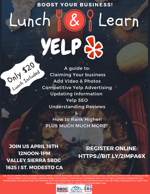 YELP! Lunch and Learn!