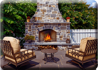 Outdoor fireplaces