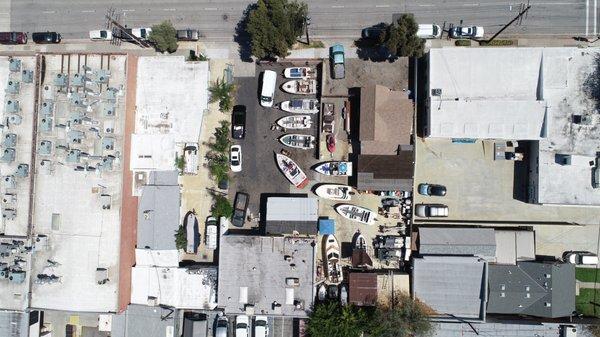 Aerial footage of Master Marine Boat Service