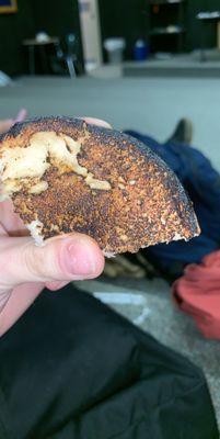 Burnt bagel