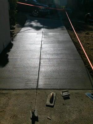 Driveway we poured in Glendale