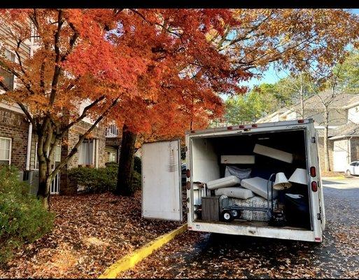 Beautiful Fall day for a move!