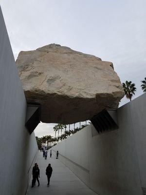 Levitated Mass photo shoot