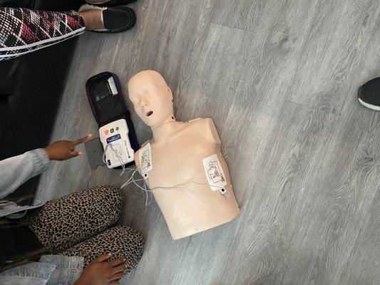 AED practice