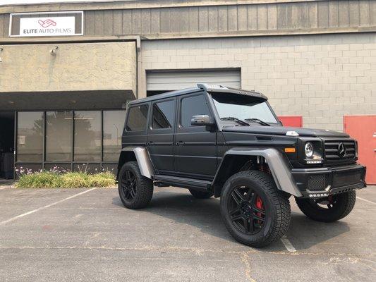 Mercedes G550 4x4 tuned in San Jose