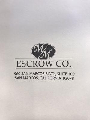 M & M Escrow Company