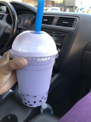 Small Taro Milk Bubble Tea