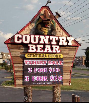 Country Bear General Store from google reviews