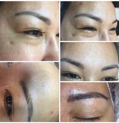 6 weeks after result with Microblading, & the touch up