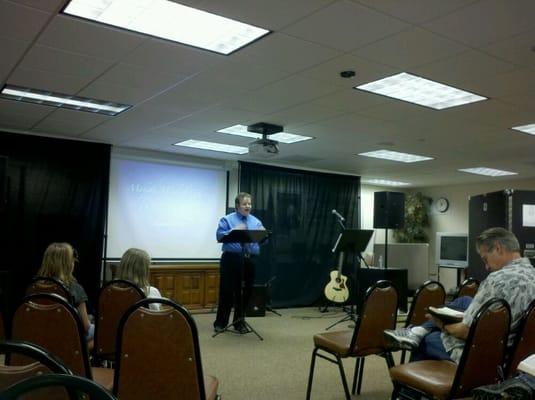 Pastor Steven speaking to Cross Church San Diego...CCSD meets on Sundays at 10:30 at Abraxas High School.