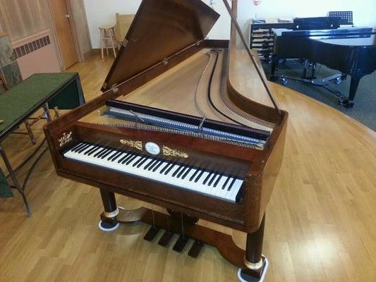 1799 Kirkman grand piano maintained by Devin Zimmer