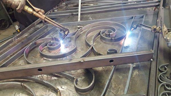 Our attention to detail on all our custom iron work. Each project is handmade!