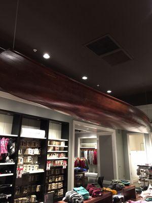 Does every Abercrombie have a canoe ceiling?