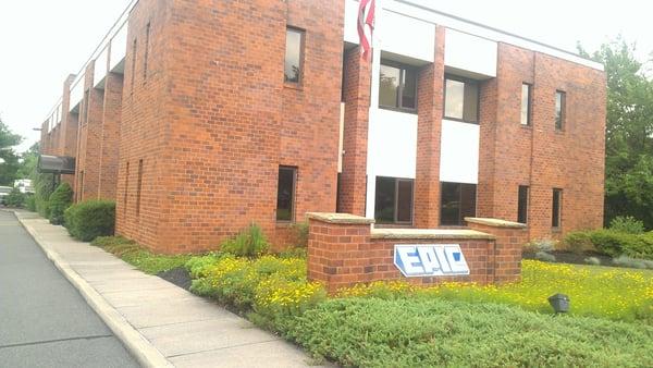 Sign in front of building