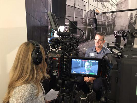 Interview of adidas customer service manager  of North America. Filmed on Arri Alexa Mini and Blackmagic Ursa Mini.