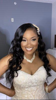 Natural wedding Glam