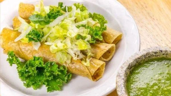 Chicken fried taquitos.